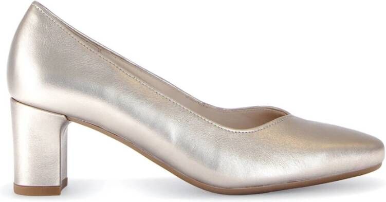 Gabor Elegant Satin Pumps Yellow Dames