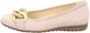 Gabor Bruine suède ballerina's met Air Cube zool Brown Dames - Thumbnail 2