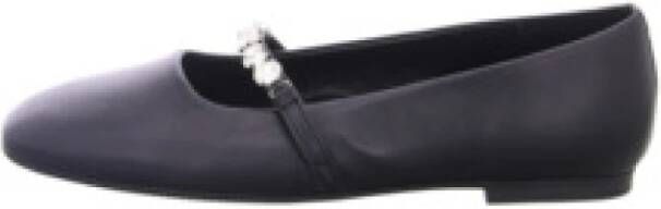 Gabor Ballerina's blockhak comfort schoen flats met fonkelende sierstenen