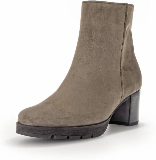 Gabor Stijlvolle suède enkellaars voor dames Grijs Dames - Foto 9