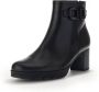 Gabor Elegant Zwart Enkellaarsje met Trendy Zijkettingen Black Dames - Thumbnail 2