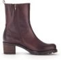 Gabor Cognac Leren Enkellaarzen 801.4 Brown Dames - Thumbnail 7