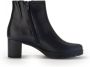 Gabor Elegant Zwart Enkellaarsje met Trendy Zijkettingen Black Dames - Thumbnail 9