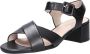 Gabor 42.913.27 Lammnappa Schwarz-pupms -sandaal met hak -open pumps - Thumbnail 3
