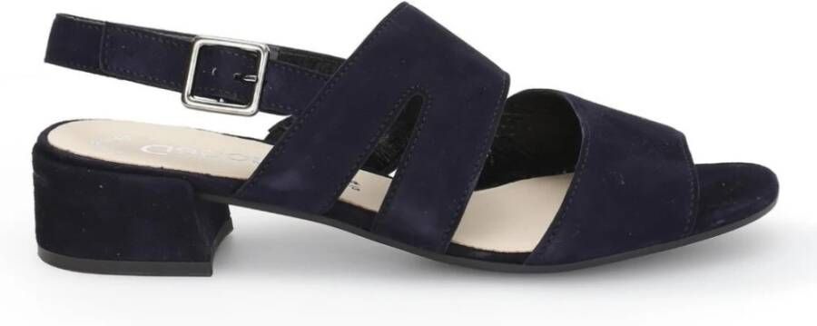 Gabor Atlantik Elegant Middle Heel Sandals Blauw Dames