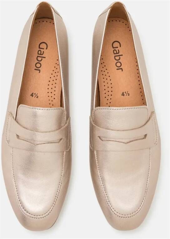 Gabor Elegante Satijnen Metallic Poeder Schoen