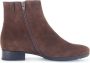 Gabor Fluwelen enkellaarzen met ultiem comfort Brown Dames - Thumbnail 10