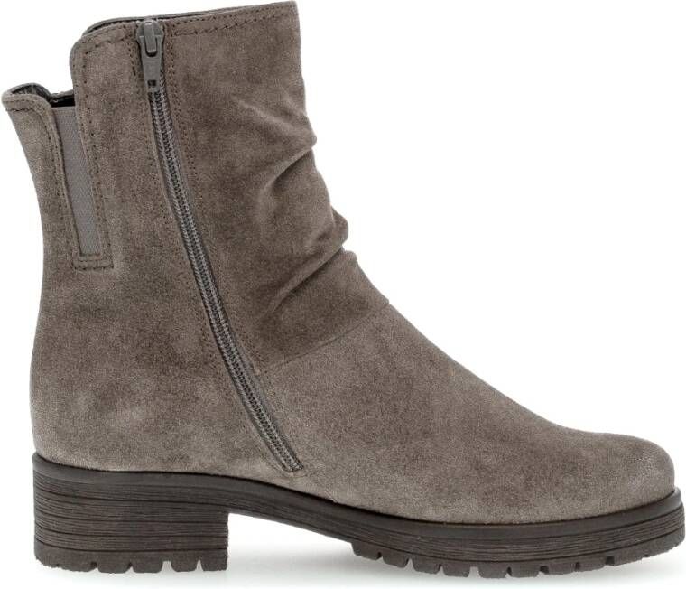 Gabor Elegante suède enkellaars grijs Gray Dames