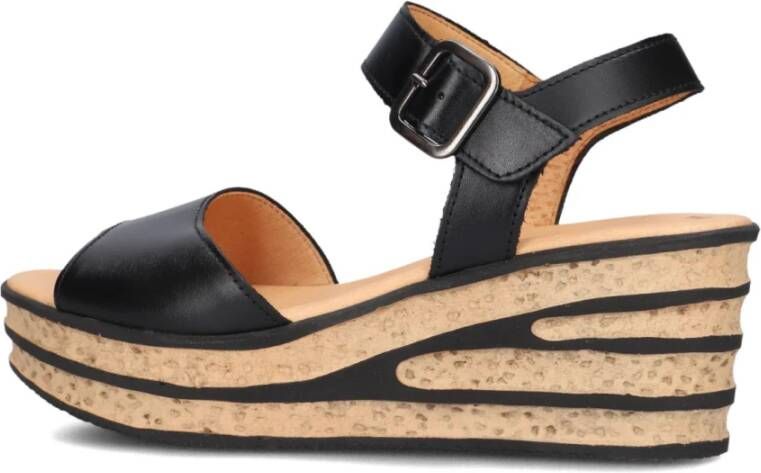 Gabor Elegante Zwarte Sandalen Model 651