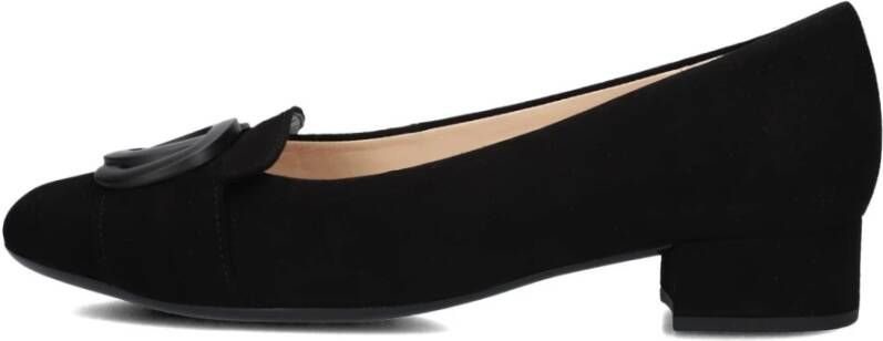 Gabor Elegante Zwarte Suède Pumps