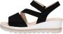 GABOR Sandalen Dames 640.1 Maat: 40 5 Materiaal: Suède Kleur: Zwart - Thumbnail 2