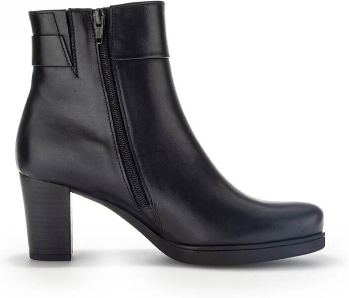 GABOR Enkellaarsjes Dames 083 Maat: 40 5 Materiaal: Leer Kleur: Zwart - Foto 7