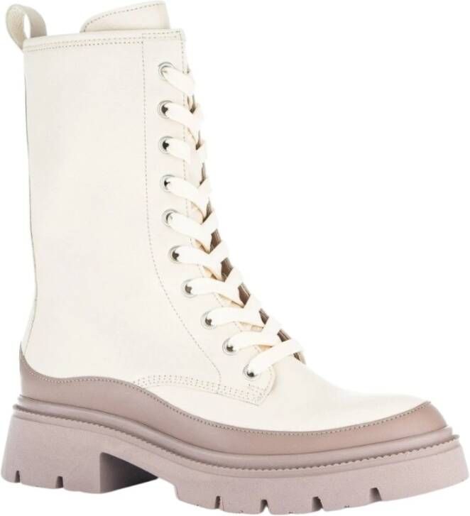 Gabor Veterschoenen Hoog Veterschoenen Hoog gebroken wit - Foto 10