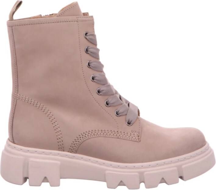 Gabor Stijlvolle Enkellaarsjes Beige Dames
