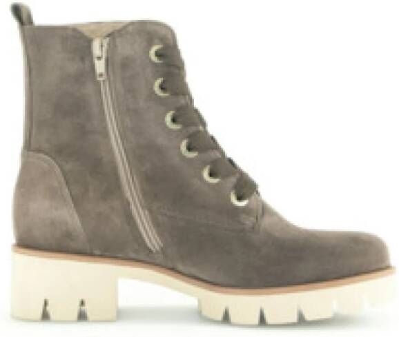Gabor Veterlaarsjes blokhak herfstmode veterschoenen met best fitting-uitrusting