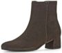 Gabor Elegante suède enkellaars bruin Brown Dames - Thumbnail 1
