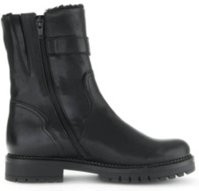 Gabor Enkellaarsjes zwart Leer Dames - Foto 2