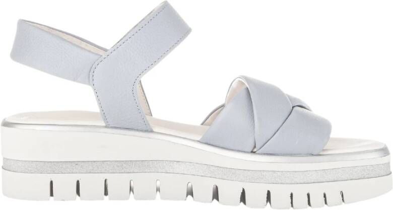 Gabor Flat Sandals Blue Dames