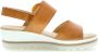 Gabor Flat Sandals Brown Dames - Thumbnail 1