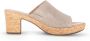 Gabor Elegante Hoge Hak Sandalen Beige Dames - Thumbnail 3