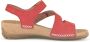 Gabor Verstelbare Velcro Strap Dames Sandaal Groen Green Dames - Thumbnail 12