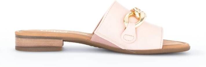 Gabor Flat Sandals Roze Dames