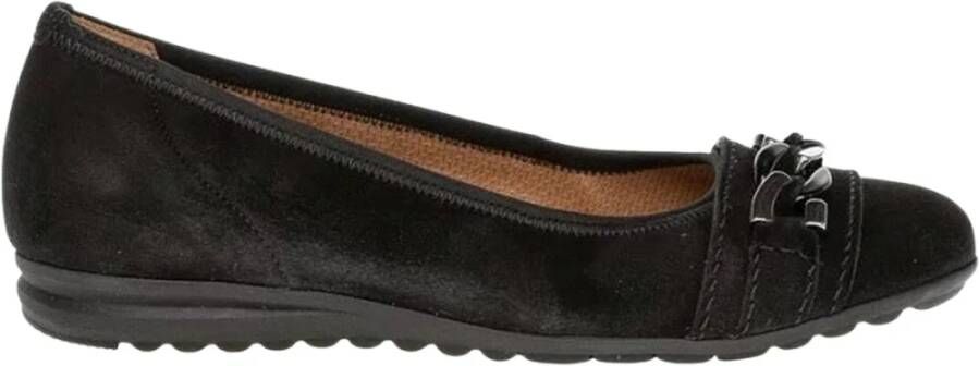 Gabor Flats Zwart Dames