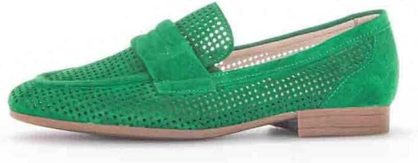 Gabor Instappers Dames Instapschoenen Damesschoenen Suède 22.424 Groen - Foto 5