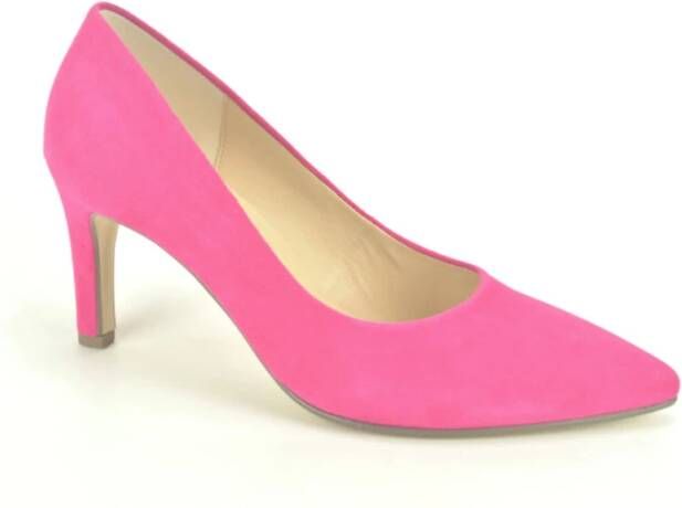 Gabor Fuxia daim Pumps + tip 6 cm Roze Dames