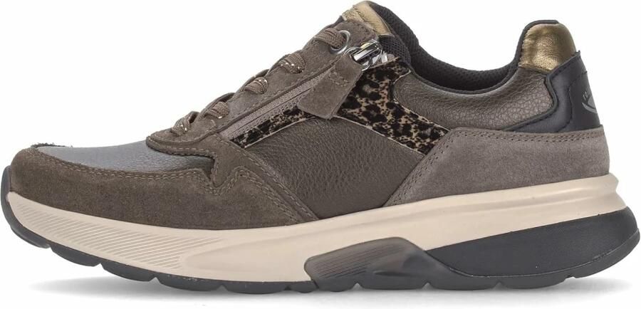 Gabor Rollingsoft Sneakers taupe Suède Dames - Foto 13
