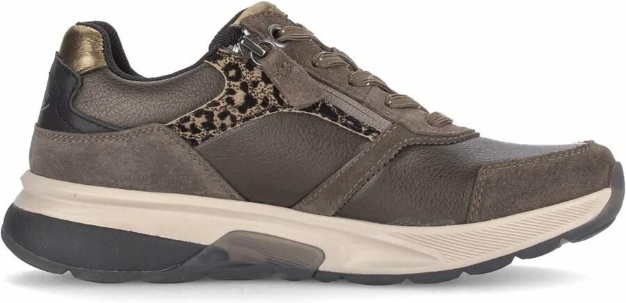 Gabor Rollingsoft Sneakers taupe Suède Dames - Foto 12