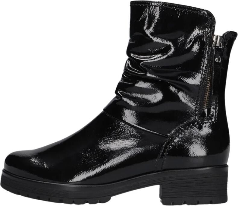 GABOR Enkellaarsjes Dames 092 Maat: 37 Materiaal: Lakleer Kleur: Zwart - Foto 6