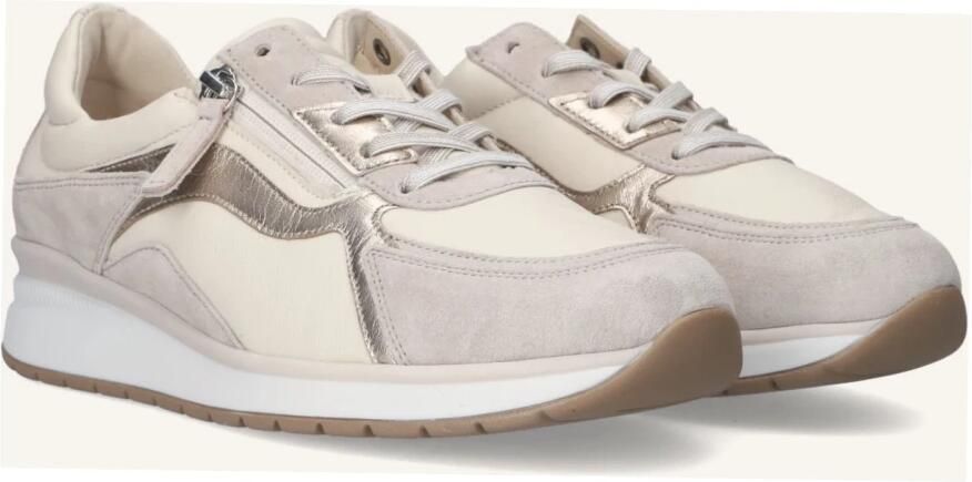 Gabor 305 Sneakers Dames Leren Sneaker Beige - Foto 4