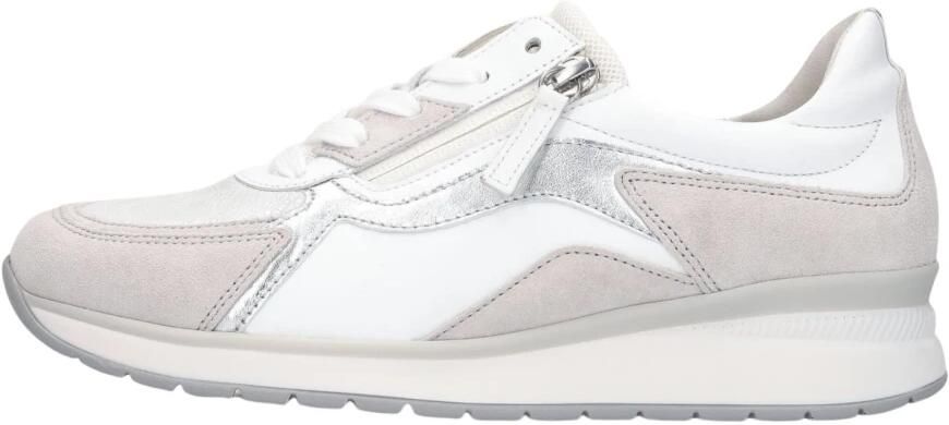 Gabor 305 Sneakers Dames Leren Sneaker Wit - Foto 4