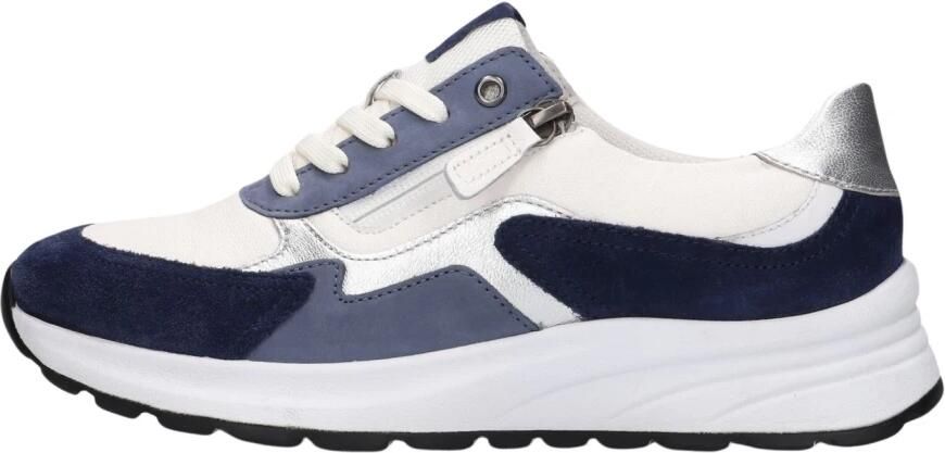 Gabor 598 Sneakers Dames Leren Sneaker Blauw - Foto 4