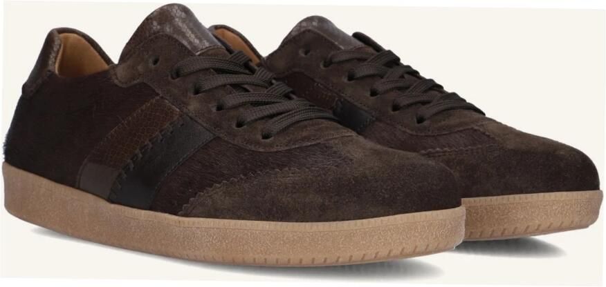 Gabor Dames Lage sneakers 6011 Bruin Suède - Foto 2