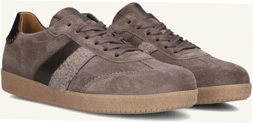 Gabor Dames Lage sneakers 6011 Taupe Suède - Foto 3