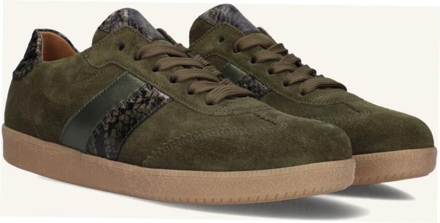 Gabor Dames Lage sneakers 6011 Groen Suède - Foto 3