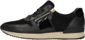 Gabor 6019.01.001 Sneakers Zwart Leer en Suede Dames Zwart - Zwart