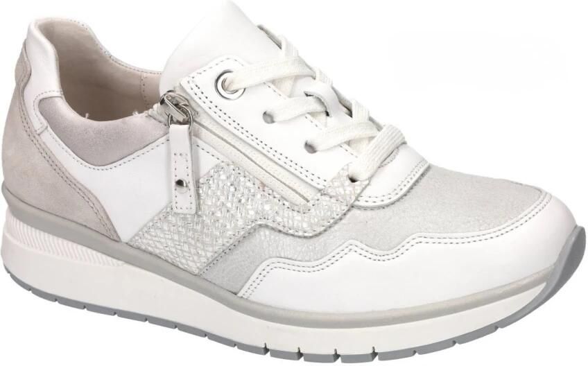GABOR Lage Sneakers Dames 306 Leatherlook Wit