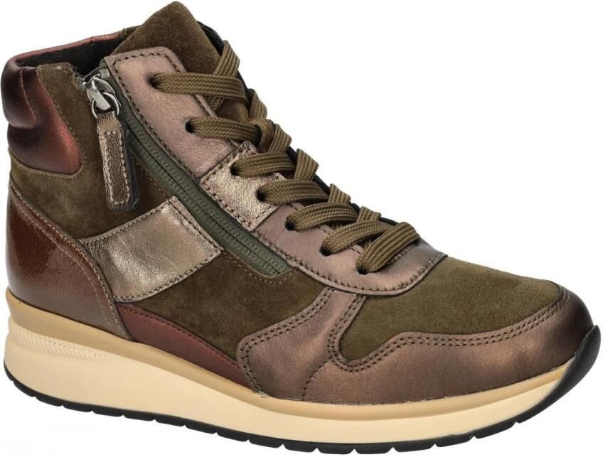 Gabor -Dames groen olijf sneakers - Foto 2