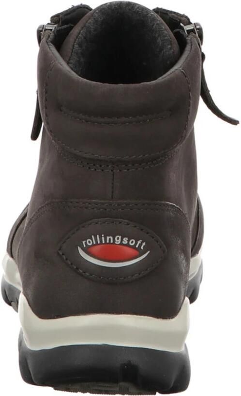Gabor Rollingsoft Hoge veterschoenen sleehak comfortabele boots met geprofileerde rubberen loopzool - Foto 4