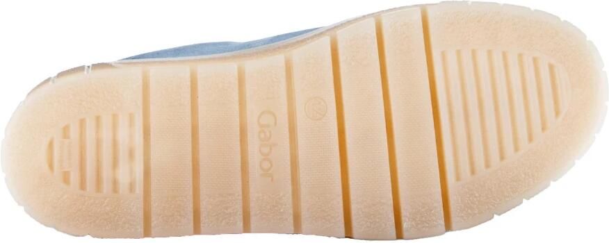 Gabor '86.410.46' dames sneaker met brede pasvorm (H) en veters blauw - Foto 2