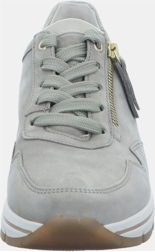 Gabor Sneakers Dames Lage sneakers Damesschoenen Suède 86.587 Groen - Foto 4