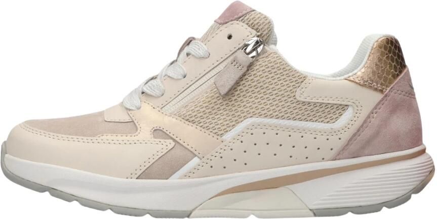 Gabor 86.878.33 Rolling Soft Sneakers beige Leer en Suede Dames Breed Beige - Foto 5