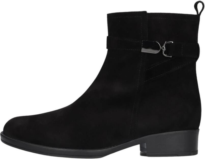 GABOR Enkellaarsjes Dames 601.1 Maat: 37 Materiaal: Suède Kleur: Zwart - Foto 4