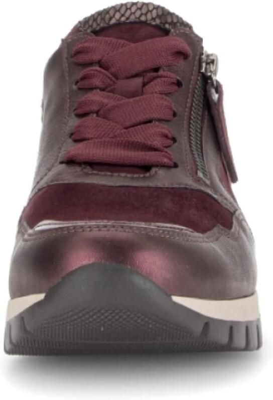 Gabor Dames Sneakers 6030.01.005 Bordeaux - Foto 5