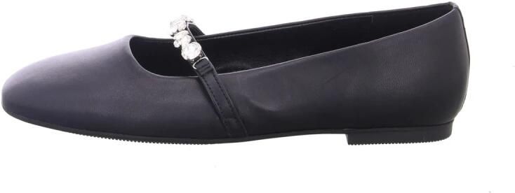 Gabor Ballerina's blockhak comfort schoen flats met fonkelende sierstenen