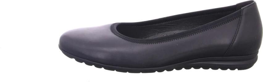 Gabor Klassieke zwarte leren ballerina schoenen Black Dames - Foto 4