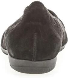 Gabor Zwarte Suède Zomerballerinas Black Dames - Foto 4